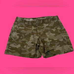 NWOT Eddie Bauer Camo Mid Rise Shorts